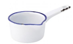 UTOPIA AVEBURY BLUE STONEWARE MILK PAN 6.8OZ
