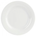 DPS PORCELITE BANQUET WIDE RIM PLATE 6.7"