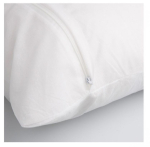 PILLOW PROTECTOR WITH ZIP, WATER REPELLENT