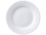 SUPERWHITE WINGED PLATE 6.5" 17CM