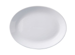 SUPERWHITE OVAL PLATE 14IN 36CM