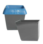 30LTR BIN IN DARK GREY H356 X D279 X W381mm