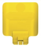RUBBERMAID SLIM JIM RECYCLING STATION BILLBOARD YELLOW
