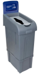PROCYCLE RECYCLIN BIN, LID & BACK PANEL 80L DARK BLUE PAPER