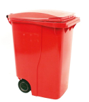 WHEELIE BIN 360LTR RED CR360