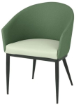 BOLERO SLOANE INTERIOR DINING CHAIRS - GREEN FOREST MIX X2