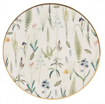 DPS ROUND BOTANICAL PLATE 17CM X6