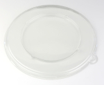 FLAT ROUND CLEAR LID 21CM X 150