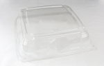 CLEAR PLATTER SQUARE LID 32X32X7CM