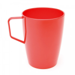 BEAKER WITH HANDLE RED 280ML H09