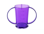 COPOLYSTER 2 HANDLED BEAKER 7OZ TRANS PURPLE T29-72