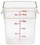 17.2LTR CAMBRO CLEAR STORAGE CONTAINER 25.6X31X32(H)CM