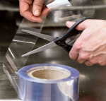 ACETATE CAKE COLLAR 50MM WIDE 375MTR ON ROLL 90MIC THICK