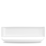 CHURCHILL ALCHEMY FINE CHINA WHITE BALANCE BUFFET BOAT DISH 128OZ