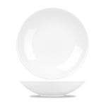 CHURCHILL ALCHEMY FINE CHINA WHITE BALANCE COUPE BOWL 10.5"