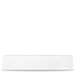 CHURCHILL ALCHEMY FINE CHINA WHITE BALANCE RECTANGULAR BUFFET TRAY 18.1X3.9"