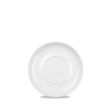 CHURCHILL SUPER VITRIFIED COMPACT WHITE SAUCER 6"