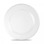 CHURCHILL SUPER VITRIFIED WHITE PROFILE PLATE 10.3"