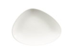 CHURCHILL SUPER VITRIFIED WHITE CHEFS' TRIANGULAR PLATE 7.9X5.9"