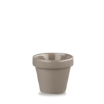 CHURCHILL SUPER VITRIFIED BIT ON THE SIDE PEBBLE PLANT POT 12OZ