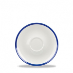 CHURCHILL SUPER VITRIFIED RETRO BLUE COUPE SAUCER 6.3"