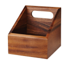 CHURCHILL ART DE CUISINE ACACIA WOOD CARRIER 5.9X5.9"