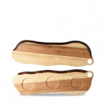 CHURCHILL ART DE CUISINE NATURAL ACACIA ORGANIC BOARD 17.9X5.7"