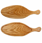 CHURCHILL ART DE CUISINE OAK WOOD OVAL BOARD 20.9X7.3"