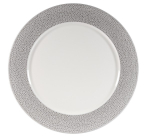 CHURCHILL SUPER VITRIFIED ISLA SHALE GREY PLATE 12"