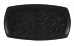 CHURCHILL ART DE CUISINE MENU SHADES CALDERA ASH BLACK PLATE 14X7.4"