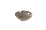 CHURCHILL SUPER VITRIFIED STONECAST PEPPERCORN GREY SHALLOW BOWL 7OZ