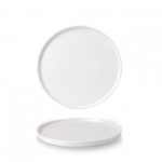 CHURCHILL SUPER VITRIFIED WHITE CHEFS' WALLED PLATE 6.2"