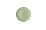 CHURCHILL STONECAST SAGE GREEN EVOLVE COUPE PLATE 8.67"