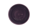 CHURCHILL STONECAST PATINA PURPLE EVOLVE COUPE PLATE 8.6"