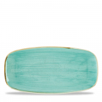 STONECAST MINT CHEFS' OBLONG PLATE NO. 3 29.8 X 15.3CM