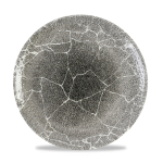 KINTSUGI QUARTZ BLACK COUPE PLATE 26CM