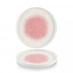 RAKU ROSE QUARTZ PINK CHEFS' WALLED PLATE 21CM
