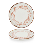 HARVEST MEDITERRANEAN TERRACOTTA ROUND WALLED PLATE