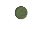 STONECAST SORREL GREEN WALLED PLATE 8.25"