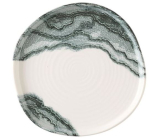 TIDE BLACK ORGANIC WALLED PLAT E 10 1/2"