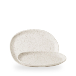 STONECAST BARLEY WHITE ORGANIC PLATTER 26 X 20CM