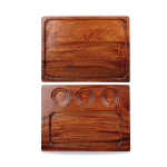 CHURCHILL ART DE CUISINE ACACIA WOOD DELI BOARD 12.6X9.4"