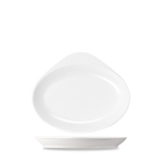 CHURCHILL ALCHEMY FINE CHINA WHITE COOK&SERVE NO.5 OVAL DISH 7.3OZ