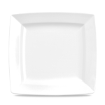 CHURCHILL ALCHEMY FINE CHINA WHITE ENERGY SQUARE PLATE 9.2"
