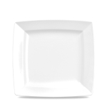 CHURCHILL ALCHEMY FINE CHINA WHITE ENERGY SQUARE PLATE 7"