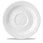 CHURCHILL SUPER VITRIFIED BAMBOO WHITE SAUCER 5.9"