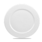 CHURCHILL SUPER VITRIFIED BAMBOO WHITE PRESENTATION PLATE 12"