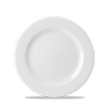 CHURCHILL SUPER VITRIFIED BAMBOO WHITE PLATE 8.4"