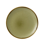 DUDSON HARVEST GREEN COUPE PLATE 11.3"