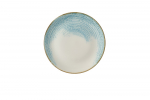 CHURCHILL HOMESPUN ACCENTS COUPE PLATE AQUAMARINE